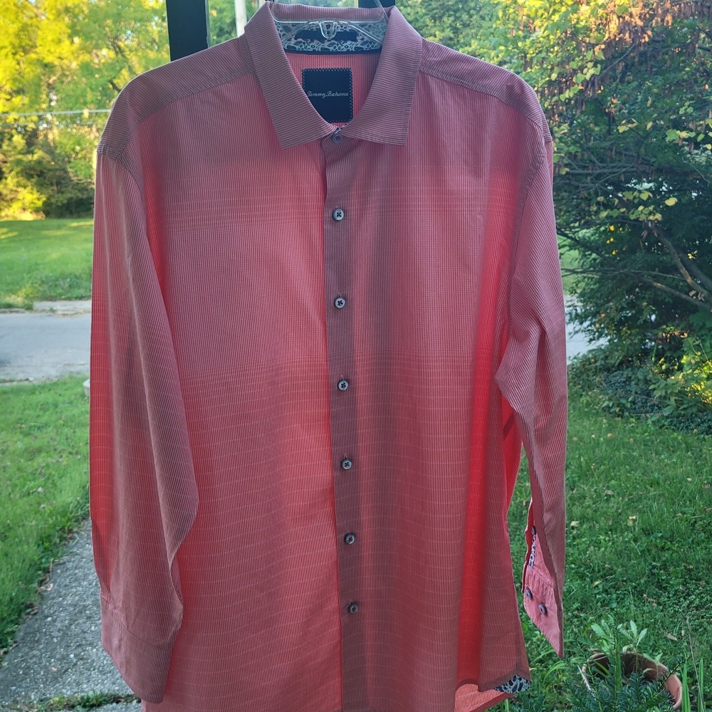 Tommy Bahama Men's Long Sleeve Button-Up Shirt Size L